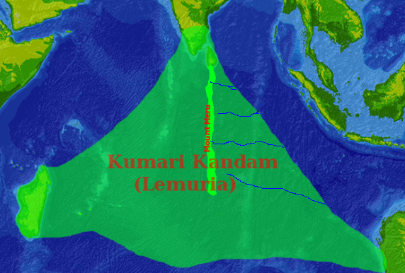 Apophis le destructeur : un astéroïde menace la Terre Kumari_Kandam_map