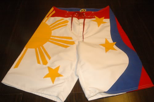 The world's only Philippine flag-inspired boardshorts! DSC_0777