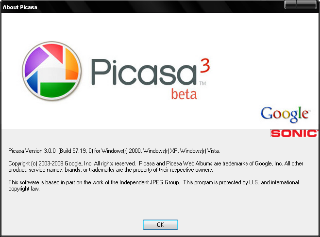  Picasa 3.0 Beta       Google P5