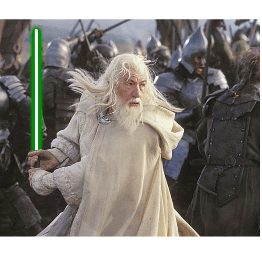 Imágenes divertidas de cine! Jedi-Gandalf