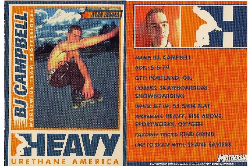 Old school inline trading cards - PICS Heavy-BJCampbell