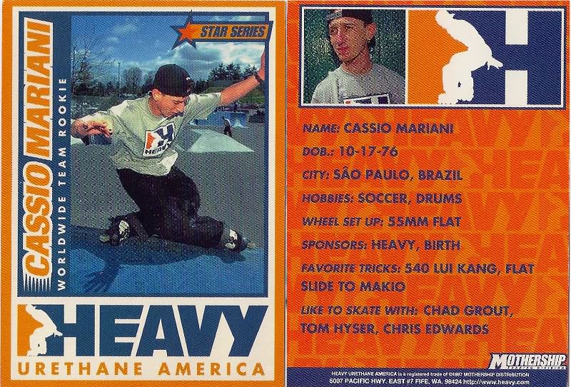 Old school inline trading cards - PICS Heavy-CassioMariani