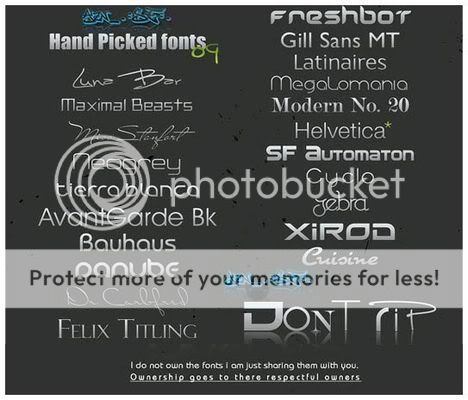 Font Pack The Hand Picked & Writing Font Pack 05085e0ce0logo