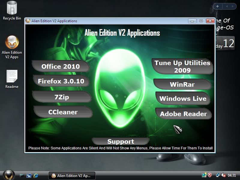 Windows Vista Alien Edition V2 2009 x86 SP2 with Microsoft Office 2010 DVD 24gva7c-1