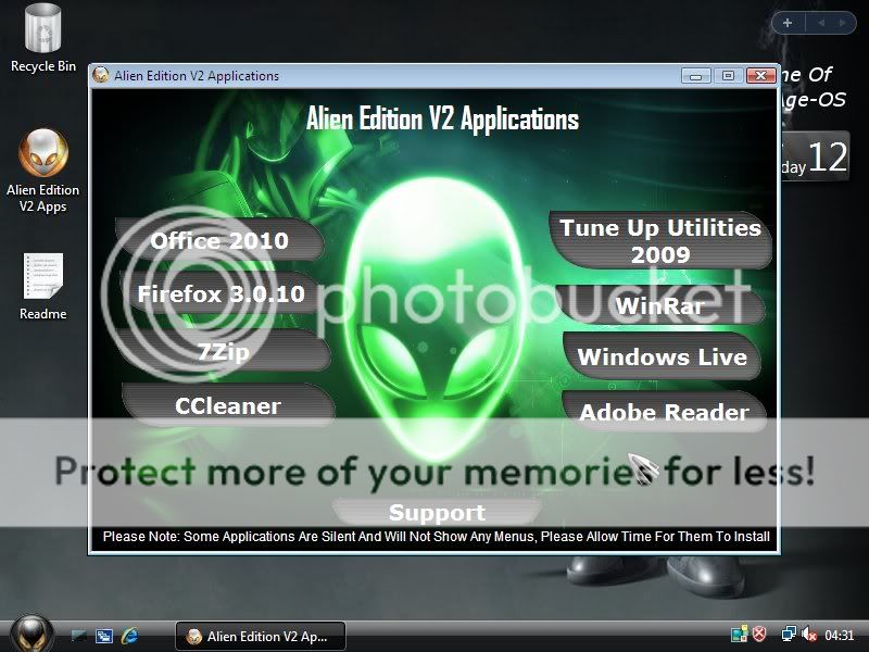 Windows Vista Alien Edition V2 2009 x86 SP2 with Microsoft Office 2010 DVD 24gva7c