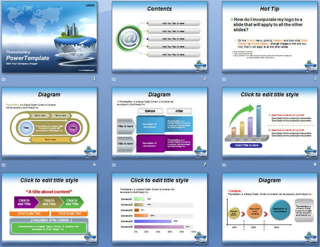 PowerPoint ThemeGallery 2008 (with animation) Ojefiv