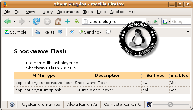 طريقة تركيب الفلاش بلاير .. flash player .. على نظام Linux F_p_li_5