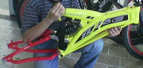 Brand New! ZSC frame downhill frame Zscframe