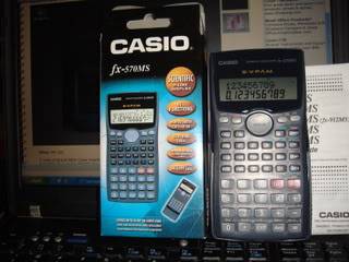 Calculator Scientific casio 570ms baru. DSC01249