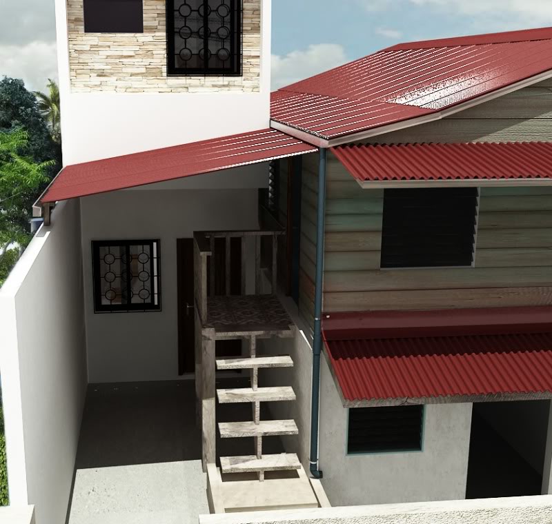 10 sq.m, elevation house ni Ermats (with animation) + Tutorial.. updated..Implemented 2010 w/ video Extensionroof