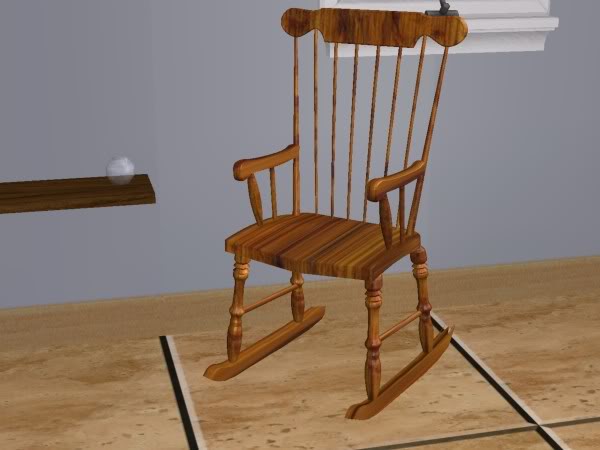 NEW MESH: Mecedora Seica/Seica Rocking Chair and 8 Recolours MeshMece