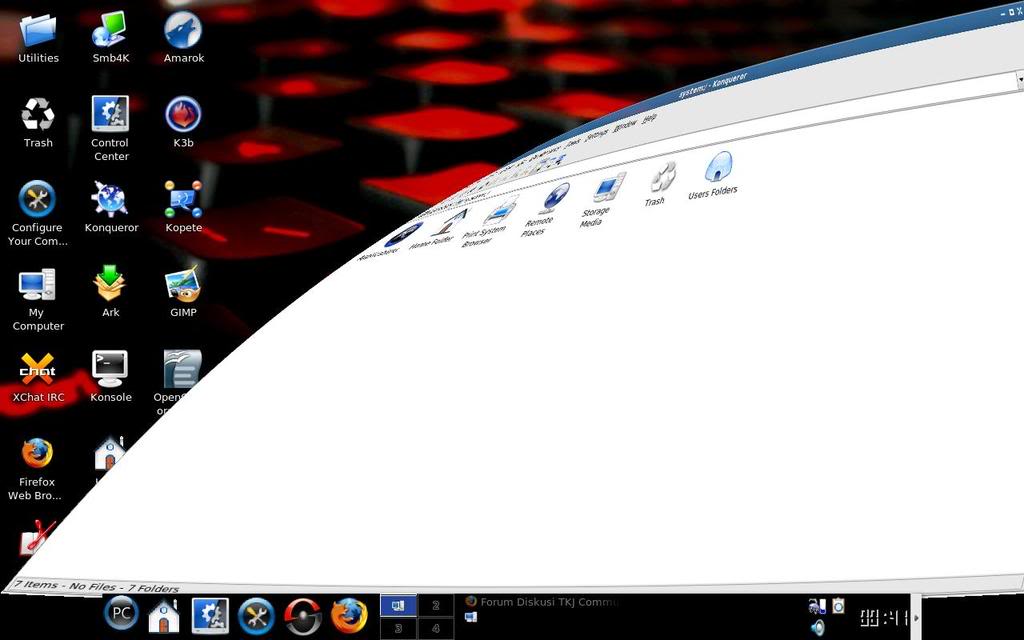 Tunjukin donk skrinsut desktop kamu....... Mypclinux3