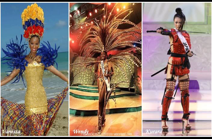MY CHOICES FOR THE MOST REMARKABLE BEAUTIES IN GOWN/ SWIMSUIT/ NATIONAL COSTUME Remarkablenationalcostumes