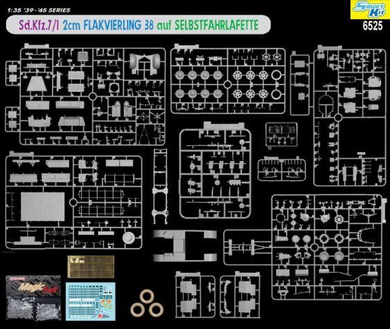 Some Pictures of Dragons new Sd.kfz 7/1 kit 652520all20parts1