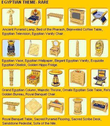 INFO:  PICTURES OF ALL ITEMS THEMES IN ARTE'S CURIO SHOP Egyptian