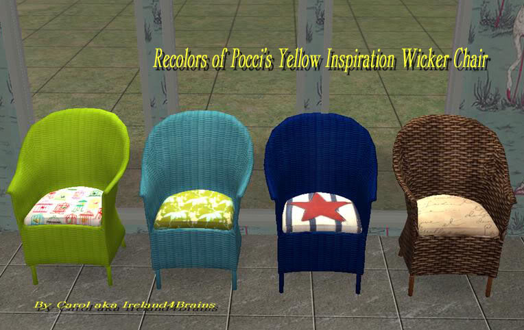 Recolor of Pocci's Yellow Inspiration Wicker Chair First4