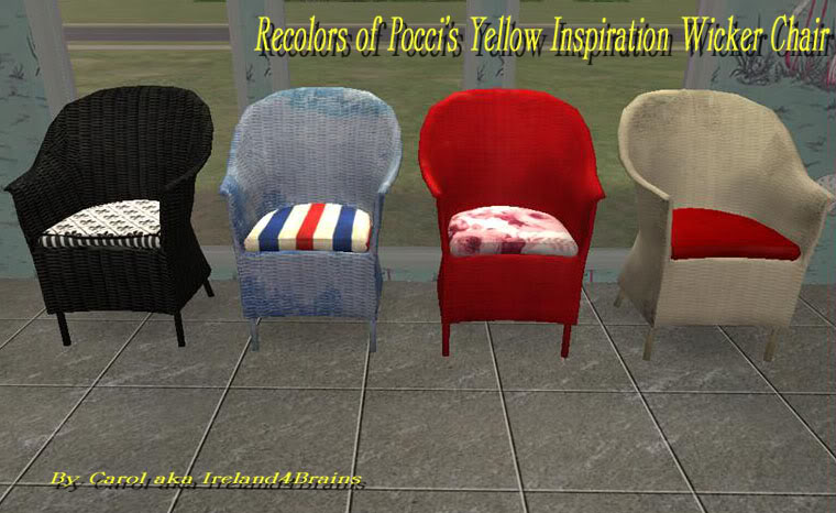 Recolor of Pocci's Yellow Inspiration Wicker Chair Next4