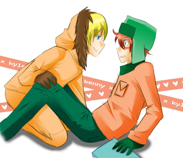 SPAM DE IMAGENES XD - Página 4 South_Park__Kenny_x_Kyle_by_azngirl