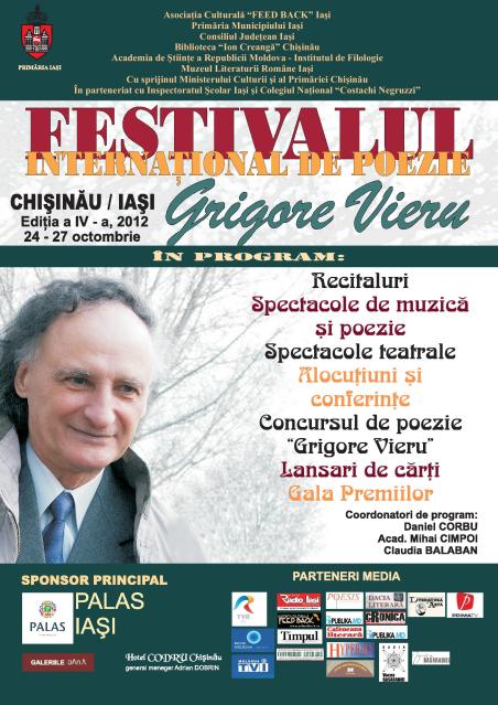 Festivalul Internaţional de Poezie „Grigore Vieru” GV1