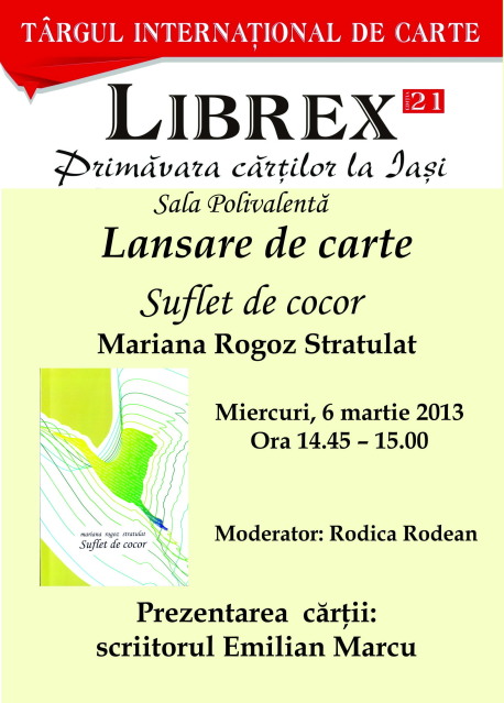 6 martie 2013, Participarea Asociatiei Universul Prieteniei la Târgul Internaţional de carte LIBREX Marianastratulat