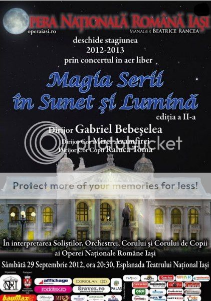 Magia Serii în Sunet şi Lumină, Ediţia a II-a, 29 septembrie 2012 Opera