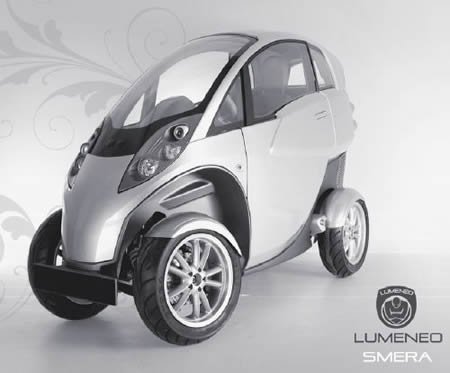 Automobiles actuelles et voitures d'avenir Lumeneo-smera