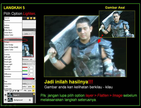 Photoshop : Asas Penggunaan Blending003