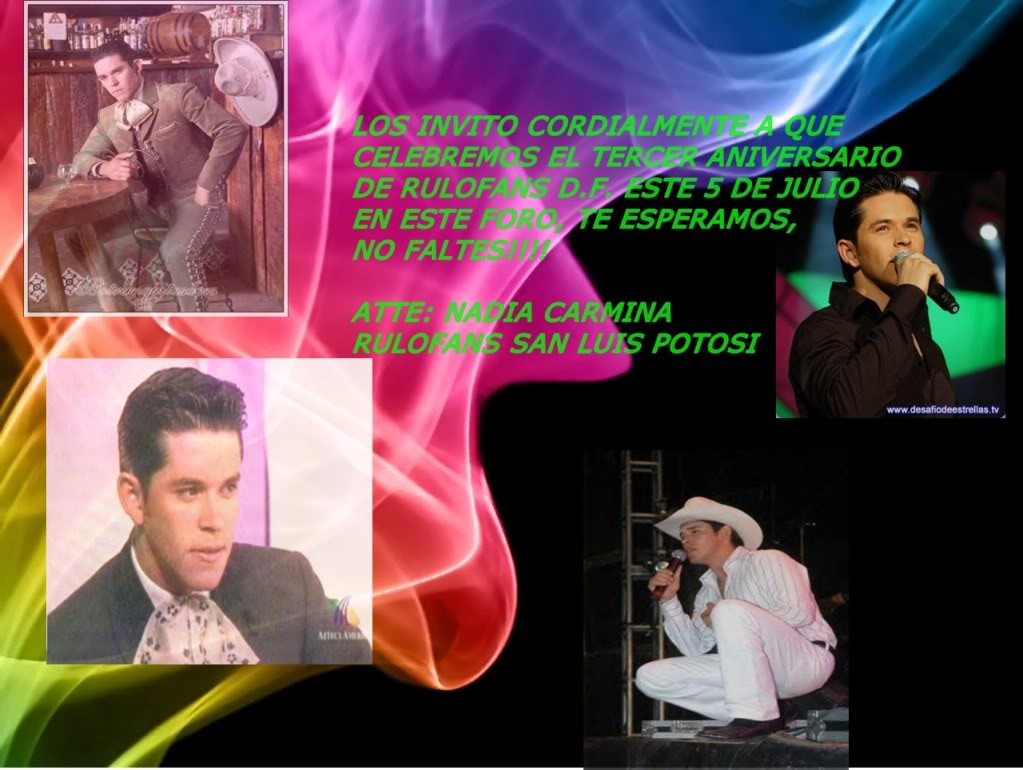 TERCER ANIVERSARIO DE RULOFANS D.F. Invitacionrulofansdf