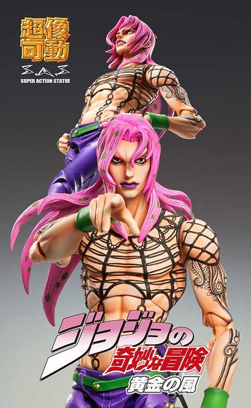 Super Action Statue Diavolo -Jojo no Kimyou na Bouken, Ougon no Kaze- (Medicos Entertainment)  Diavolo03