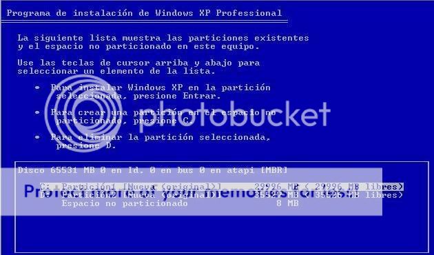 INSTALACIÓN DE WINDOWS XP DESDE CERO Ase10