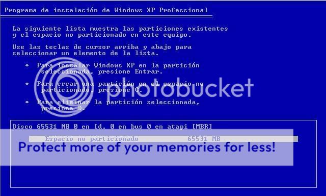INSTALACIÓN DE WINDOWS XP DESDE CERO Ase4