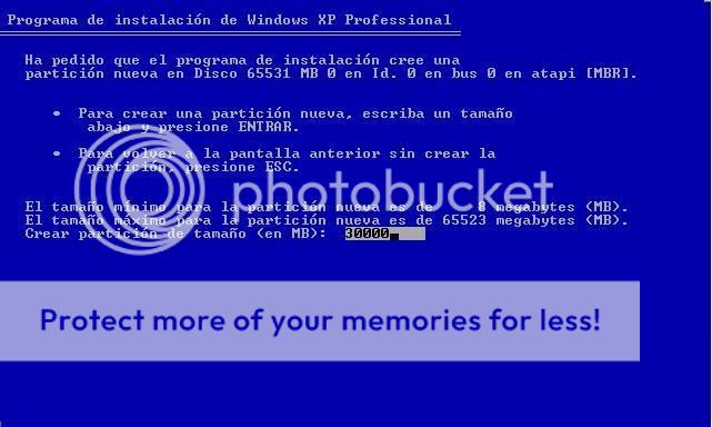 INSTALACIÓN DE WINDOWS XP DESDE CERO Ase6