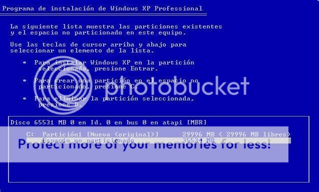 INSTALACIÓN DE WINDOWS XP DESDE CERO Ase8