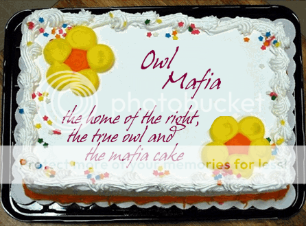 Caru's Owl Mafia Cake