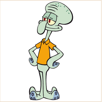 Post a related picture game.. Squidward