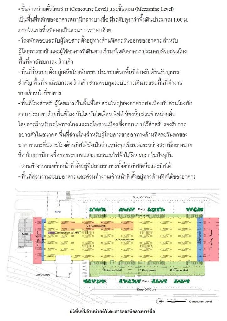 แบบแปลนสถานีกลางบางซื่อพร้อมข้อมูลเนอะ 023