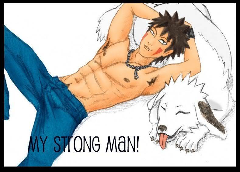 Pictures with Akamaru Kiba