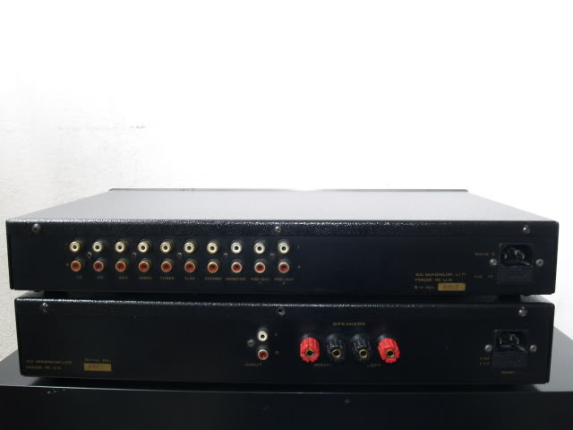 Magnum MP120 Pre－Amp ＆ MF120 Power Amplifier。（Used。） _1010869