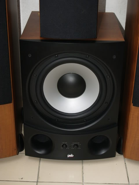 PSB Image Home Theater Speakers －T55 Tower，C40 Center， S50 Surround ＆ Subsonic 5i。（Used。） ~ALL SOLD. _1010963