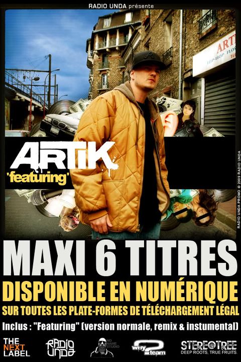 ARTIK - "Featuring" PubARTIKcopie