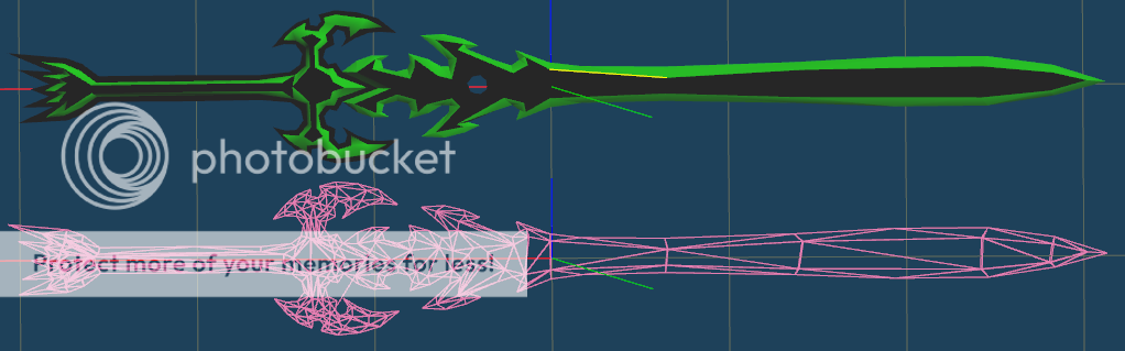 My Older 3D Models Demonicsword2