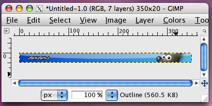 [Gimp] Simple Userbar Tutorial Picture11
