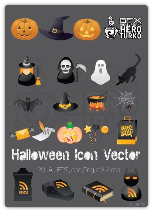 ايقونات رعب Halloween Icon Vector Halloween1