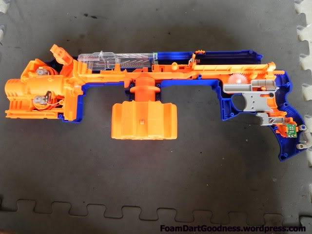 Nerf Hailfire – Clip Reliability, Easier Reloading and Voltage Increase DSCN5673