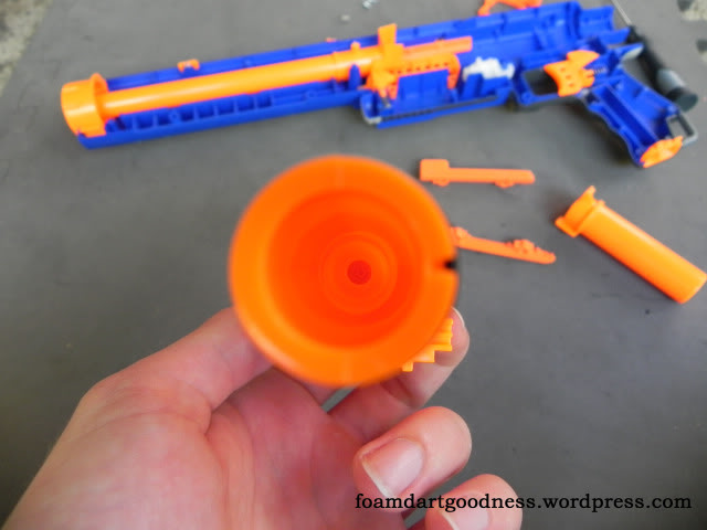 Nerf Raider - Basic mods - AR, seal improvement and spring replacement DSCN2923