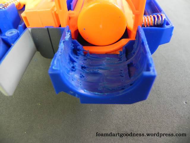 Nerf Raider - Basic mods - AR, seal improvement and spring replacement DSCN2930