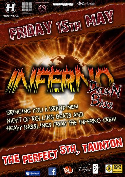 Inferno are back!! With Danny Byrd & guests [TAUNTON] FRONTwebflyer