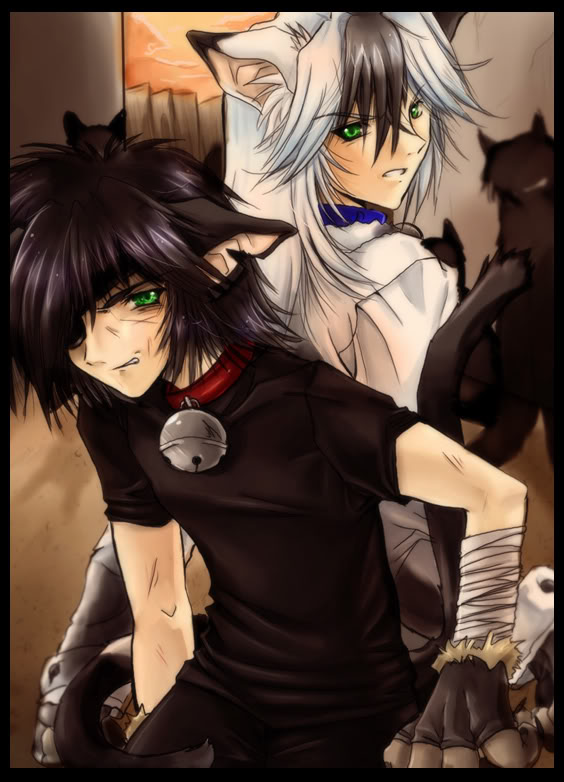 abel and black and white Neko_Boys