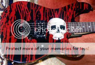 Guitars pictures Gothic-skull