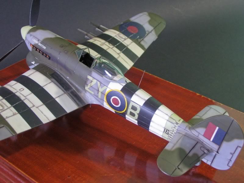 Hawker Typhoon IB Hasegawa 1/48 Lt. G.C Robinson 247 Sqd CarlosVargasTyphoon7